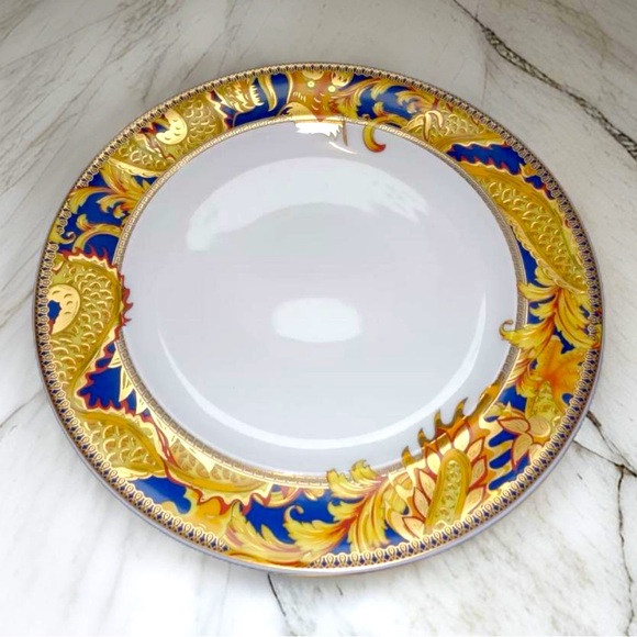Versace by Rosenthal EUC Qty 1 “The Legend Of The Dragon” 10 1/2” Dinner Plate - Picture 2 of 7